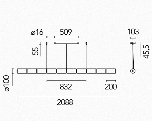 Flos - Luce Cilindrica S2